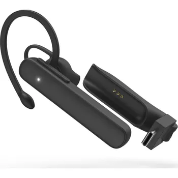 Sluchátka Hama MyVoice Station, mono Bluetooth headset, pro 2 zařízení, Siri, Google Assist., nabíjecí stanice