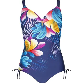Dámské plavky Dámské tmavě modré jednodílné plavky Self Goa, tmavě modrá 48C-4XL i384_85896376