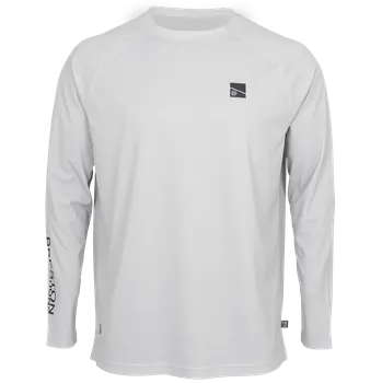Rybářské oblečení Preston Innovations Triko Grey Performance Sun Shirt UPF-40 - XXXXL