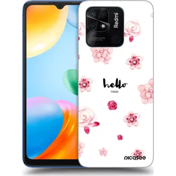 Pouzdro na mobilní telefon Picasee silikonový průhledný obal pro Xiaomi Redmi 10C - Hello there