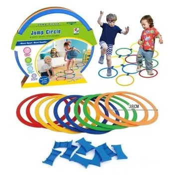 Hra na zahradu Koła do skakania gra w klasy 10szt