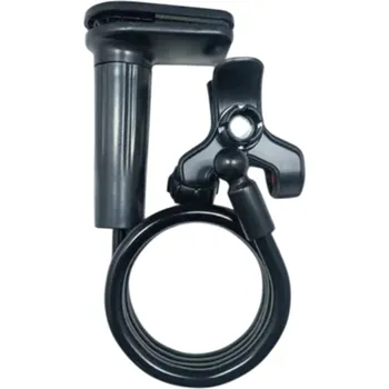 Plastový nastavitelný stojan na mobilní telefon s pevným klipem a flexibilním 12mm drátem pro snadné uchycení a stabilní držení černá