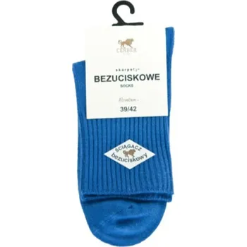 Pánské ponožky Netlačící dámské ponožky 1098 SVĚTLE ŠEDÁ 36-38