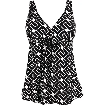 Dámské plavky Sisifa Black plavkové tankiny S136-25 4XL černá