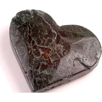 Přírodní kámen Mechový Achát srdíčko č. 53 - 57g