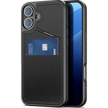 Náhradní kryt pro mobilní telefon Kryt Dux Ducis Case Rafi Ii Mag With Stand s MagSafe iPhone 16 Black