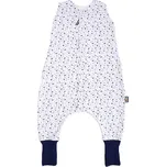 Letní spací pytel 100 cm s nožičkami modré lístečky Kaarsgaren