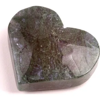 Přírodní kámen Mechový Achát srdíčko č. 52 - 58g
