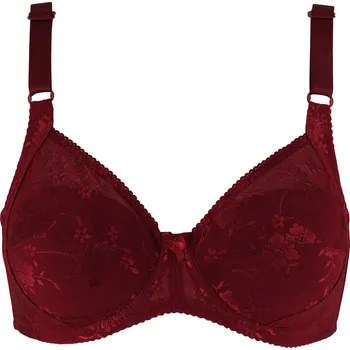 Podprsenka Jitruška podprsenka polovyztužená s kosticí 8036 90D vínová