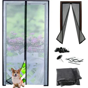 Síť proti hmyzu Household Síť proti hmyzu s magnetem 2000 x 1000 mm / Černá