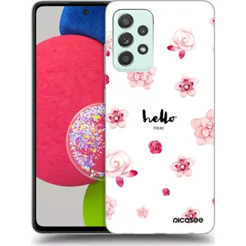 Pouzdro na mobilní telefon Picasee silikonový průhledný obal pro Samsung Galaxy A73 5G - Hello there
