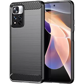 Forcell kryt Carbon Case Xiaomi Redmi Note 11 Pro+ 5G (China) / 11 Pro 5G (China) / Mi11i HyperCharge / Poco X4 NFC , černá, 9145576240076