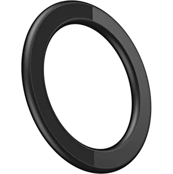 Magnetický držák kroužek na MagSafe Průměr 58 mm Kovový kroužek pro bezdrátové nabíjení Lepící držák na telefon Příslušenství k iPhone černá