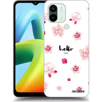 Pouzdro na mobilní telefon Picasee silikonový průhledný obal pro Xiaomi Redmi A1 - Hello there
