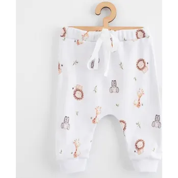 Dětské bavlněné kalhoty Jogger New Baby For Babies safari, vel. 62 (3-6m)