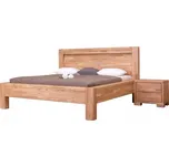 Manželská postel IMPERIA čelo oblé 180 cm, dub cink