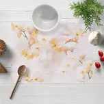 Teflonové prostírání na stůl TF-045 Orchideje na béžovém 30x40 cm