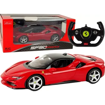 RC model auta rc auto ferrari sf90 1:14 rastar červené
