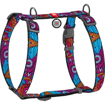 Postroj pro psa WAUDOG postroj nylonový Summer klasik QR (L/60-100cm/2,5cm)