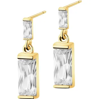 Náušnice Zlaté náušnice se zirkony - K-943.02