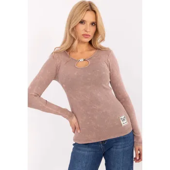 Dámská halenka Dámská pruhovaná halenka s ozdobným páskem - Factory Price, universal i240_204407_2:universal