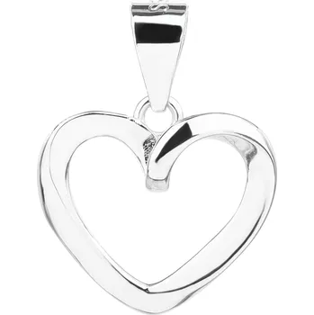 Přívěsek NUBIS® Stříbrný přívěsek srdíčko - NB-4573