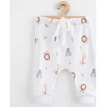 Dětské bavlněné kalhoty Jogger New Baby For Babies safari - velikost 86 (12-18m)