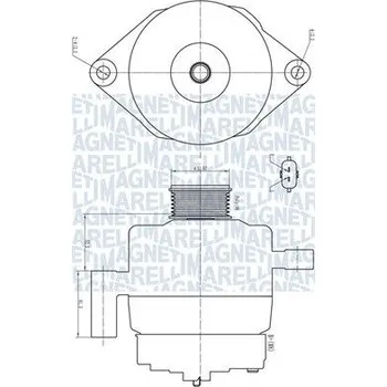 Alternátor Generátor MAGNETI MARELLI 063732181010