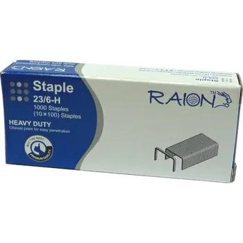 Spona do sešívačky Spojovače RAION, 23/6, 1000 ks