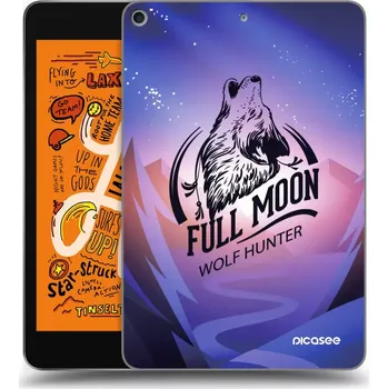 Pouzdro na mobilní telefon Picasee silikonový průhledný obal pro Apple iPad mini 2019 (5. gen) - Vlk
