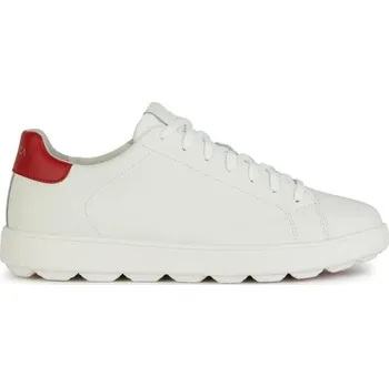 Pánská obuv Pánské tenisky Geox SPHERICA ECUB 45 Bílá, Červená