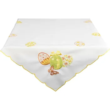 Velikonoční dekorace Ubrus velikonoční, Velikonoční kraslice s motýlkem