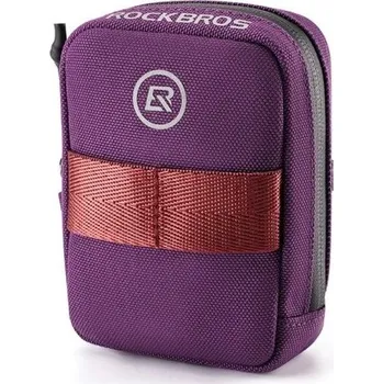brašna na kolo Mini cyklistická brašna 10,8 × 9 × 4,6 cm Lehká voděodolná taška na kolo 0,35 l Přenosná rámová kapsa na drobnosti Sportovní vybavení fialová