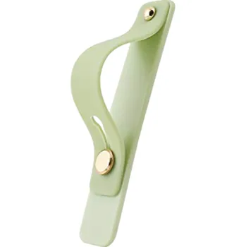 Samolepicí držák na telefon s elastickým řemínkem Univerzální úchytka na zadní kryt telefonu Pohodlné držení Mobilní příslušenství zelená