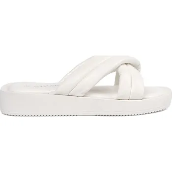 Dámské žabky Jedinečné dámské nazouváky bílé na platformě 36