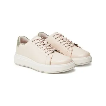 Oblečení a móda Sneakersy Calvin Klein Cupsole Lace Up Lth HW0HW02540 Béžová 40