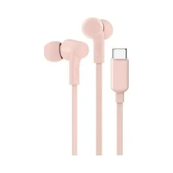 Sluchátka Belkin SOUNDFORM™ USB-C sluchátka s nastavitelným omezovačem hlasitosti růžová