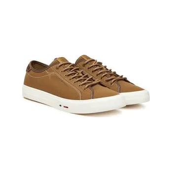 Pánská obuv Tenisky Tommy Hilfiger Hi Vulc Street Canvas FM0FM05515 Hnědá 44