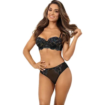 Kalhotky Kalhotky Axami s krajkou a tylem v černé, Xl i240_179172_2:XL