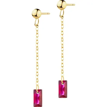 Náušnice Zlaté náušnice se zirkony - AP541-9144