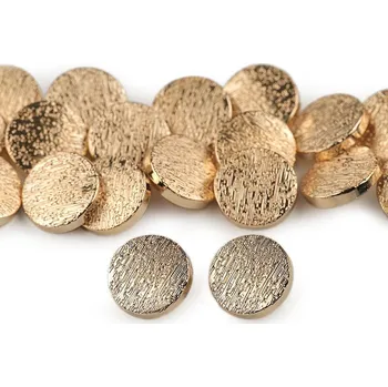 Knoflík Kovový knoflík velikost 28", 36" Varianta: 1 (28") zlatá sv., Balení: 40 ks