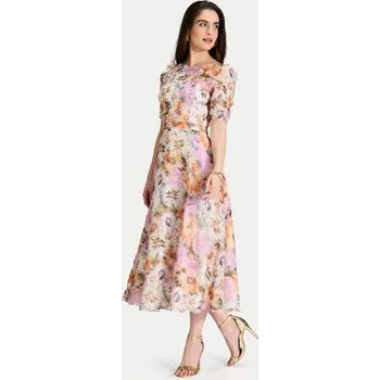 Dámské šaty Swing Koktejlové šaty 5AJ02300 Barevná Regular Fit 34