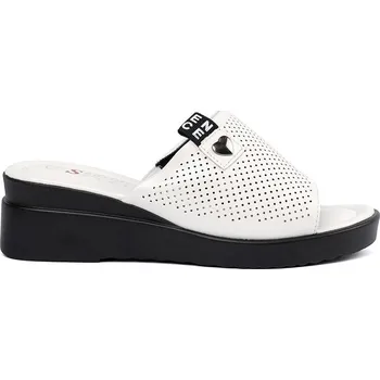 Dámské žabky Seastar Trendy bílé dámské nazouváky na platformě 37