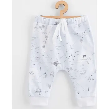 Dětské bavlněné kalhoty Jogger New Baby For Babies ocean, vel. 74 (6-9m)