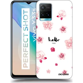 Pouzdro na mobilní telefon Picasee silikonový průhledný obal pro Vivo Y33s - Hello there
