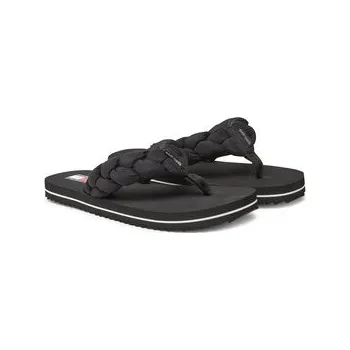 Dámská obuv Žabky Tommy Jeans Braided Thong Beach Sandal EN0EN02877 Černá 40