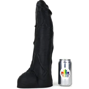 Dildo Topped Toys ZeFFir 110 Obsidian, prémiové silikonové dildo 37,5 x 8,9 cm