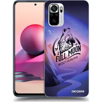 Pouzdro na mobilní telefon Picasee silikonový průhledný obal pro Xiaomi Redmi Note 10S - Vlk