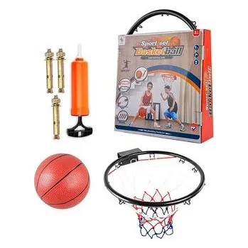 Hra na zahradu Zestaw do koszykówki metalowa obręcz