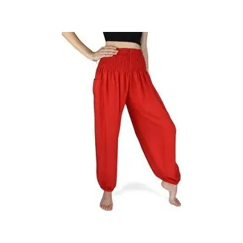 Kalhoty jóga SATJA, červené XL